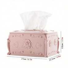 Tissue Box Plastic Napkin Storage Box Living Room Organizer Car Paper Holder Napkin Storage - Multicolor - View 1