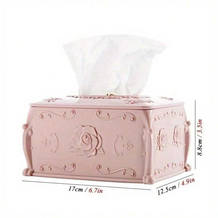 Tissue Box Plastic Napkin Storage Box Living Room Organizer Car Paper Holder Napkin Storage - Multicolor - View 1