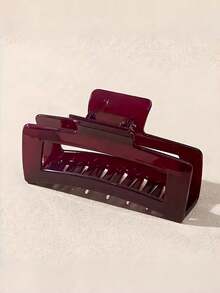 1个女士大号方形鲨鱼造型发爪夹，高端发饰，适合日常佩戴，尤其适合发量较多的女士，时尚发夹。 - 彩色 - 查看 7