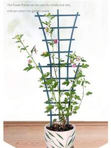 Giàn leo cây xếp chồng chịu lực cao - Giá đỡ vườn thẳng đứng tiết kiệm không gian với thiết kế dạng lưới và móc, thích hợp cho cây leo trong nhà/ngoài trời, cây leo và cây trồng trong chậu, chậu trồng cây ban công có thể tái sử dụng, trang trí nhà cửa, dễ lắp ráp, cấu trúc chắc chắn. - nhiều màu - Xem 3