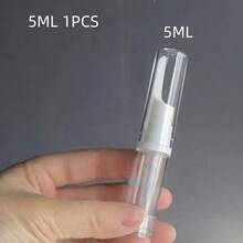 15ml Portable Leak-Proof Refillable Foundation Bottle, Flat Nozzle Design, Sterile Sealed, Convenient And Precise Application - Clear - View 11