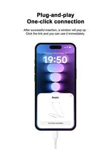 New Wired Earphones Type-C Android Smartphone Compatible 3.5mm In-Ear Headphones With Heavy Bass, Inline Control And Microphone For Gaming - White - View 9