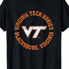 Local -62 Virginia Tech Hokies Rejuvenate Vintage T-Shirt - màu đen - Xem 1