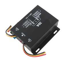 Convertidor de potencia para automóvil de 30 A, inversor reductor de 24 V a 12 V - Negro - Ver 5