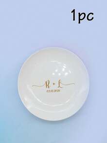 Custom Jewelry Tray With Name, Personalized Ring Plates, Customized Memorabilia Box, Customizable Travel Jewelry Tray, Wedding Gifts, Birthday Gifts, Anniversary, Valentine's Day, Bedroom, Besties, Friend, Couple, Family, Bride, Lovers, Couple Gifts - Style B - View 13