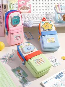 Simple Large-Capacity Pencil Bag, Small School Bag, Star Pencil Bag, High-Looking Student Stationery Bag, Pencil Stationery Box, Girl's Pencil Bag - Schoolbag Star - View 2