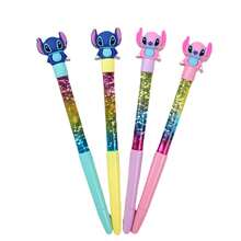 5pcs Zootopia 2 Themed Retractable Ballpoint Pens, Cartoon Character Gidget The Snake Design, Suitable For Students - Stitch Highlighter - View 5