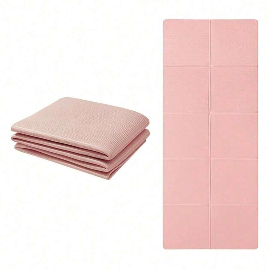 Yoga Mat Fitness Mat Foldable Turn Mats Pilates Mat Floor Gym Mat Exercise Mat - Pink - View 1