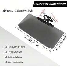Multi-Function Car Sun Visor With Fashion Glasses - Multicolor - View 4