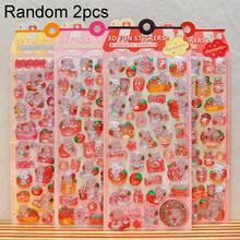 Pink Bunny & Strawberry Rabbit Design Stickers, DIY Decor And Phone Accessories - 彩色 - 查看 10