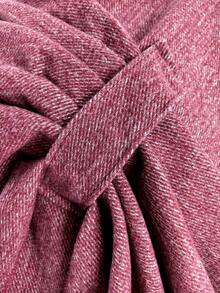 1pc 2025 New Fashion Buckle Shawl, Casual Warm Travel Wool Shawl, Seasonal Fashion Accessory, Multifunctional Blanket/Cape/Cardigan, Suitable For Daily, Travel And Street Photography - Dark Brown - View 7