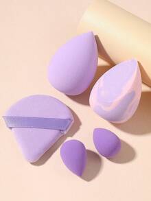 2个化妆海绵+1个三角粉扑+2个迷你化妆海绵 - 彩色 - 查看 9