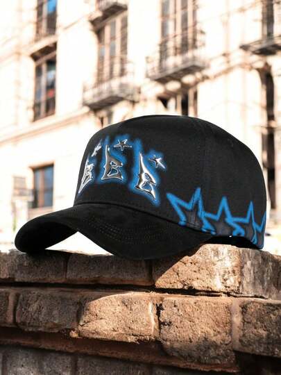 GORRA 31 HATS JEWELRY DISTRICT Gorra Unitalla con Detalles de Grafiti y Espinas para Estilo Único y Versátil