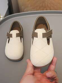 1. 复古风儿童鞋，软底防滑魔术贴休闲鞋，男女童鞋，波西米亚风儿童乐福鞋，透气防滑魔术贴鞋，百搭日常童鞋 - 卡其色 - 查看 5