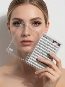 Eyelash Clusters, Eyelash Extensions, Natural Single-Filament Lashes, D-Curl, 120 Pairs Of False Lashes, Thick Single-Filament Lash Clusters, Home-Use Lash Clusters, Lash Clusters, Single-Filament Lashes, Lashes, False Lashes - Multicolor - View 2