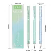 12 pièces/boîte Stylos-gel rétractables créatifs de 0,5 mm, style gelée, 6 couleurs, pour le bureau, les devoirs, la rentrée scolaire, les examens, une écriture silencieuse et fluide - boîte de 12 pièces - Voir 4