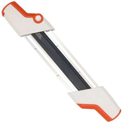 Afiador de corrente 2 em 1 para correntes de 3/8" e limas de 13/64". Ferramenta fácil de usar para afiar correntes de motosserra.