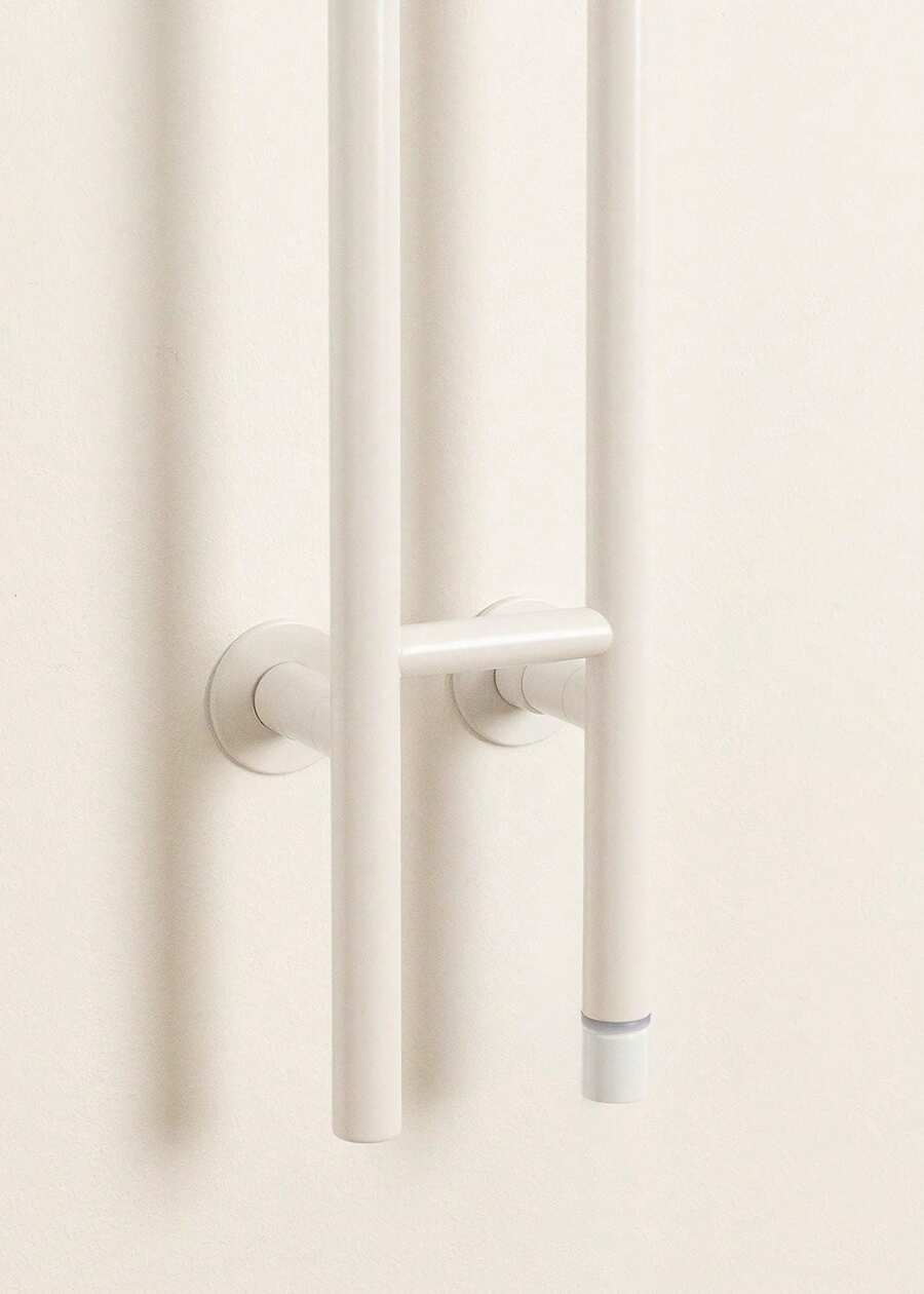 CREATE – Elektrischer Handtuchwärmer 60 W/120 W – ✅ Lieferung innerhalb von 24/48 Stunden nach Spanien (Festland) – WARM TOUCH ROBE - 2 Riegel, weiß - Übersicht 1