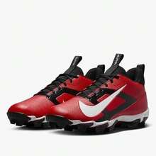 Nike Alpha Menace 4 Shark FN0028-600 Mens Red White Black Football Cleats NIN882 - Red - View 11