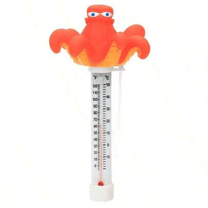 Cute Animal Series Swimming Pool Thermometer, Octopus Swimming Pool Temperature Meter, Small Octopus