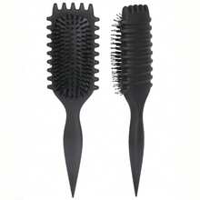 Curl Weave Brush 卷发造型梳套装,干湿两用,可轻松梳理并定型卷发,减少毛躁和断裂,打造柔顺弹润的卷发,适用于波浪卷、螺旋卷和各种卷发类型,是一款专业的造型工具。 - 2035 - 查看 18