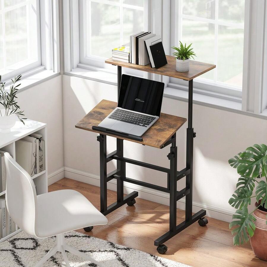 Home Office Desks - Brown - View 1