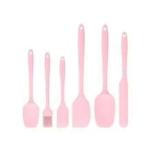 6件套硅胶刮刀套装，含蛋糕奶油刮刀和油刷，烘焙工具，厨房用品，厨房配件 - 彩色 - 查看 11