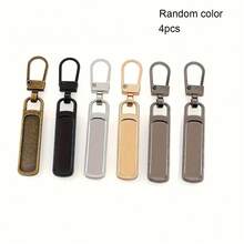 4pcs Detachable Metal Zipper Pulls, Zipper Repair Accessories - Type a - View 8