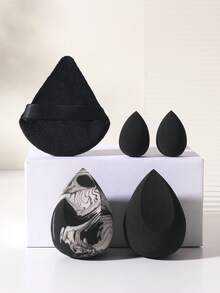 2个化妆海绵+1个三角粉扑+2个迷你化妆海绵 - 彩色 - 查看 6