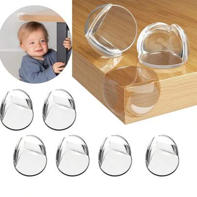 Baby Safety Corner Guard - Silicone Edge Shock Protection, Furniture Protection, Suitable For Tables, Chairs, Beds - Transparent Design, Gift For Holidays, Injury Prevention, Seamless Integration, Long-Lasting Protection