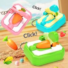 1pc 2026 Trending Creative Carrot Shaped Keychain, Stress Relief Toy, Backpack Pendant Gift, Perfect For Holidays, Birthdays, Valentine's Day, Unique Gift - Multicolor - View 2