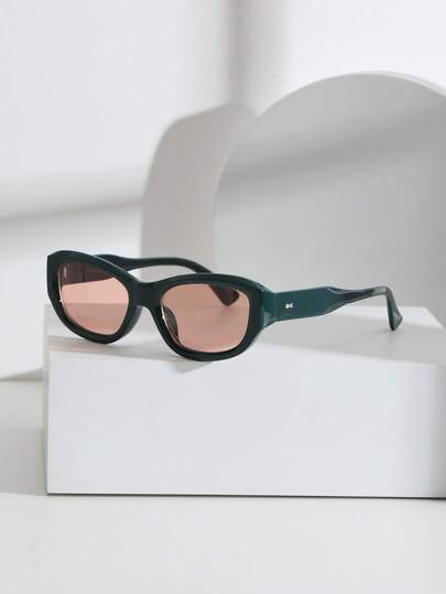 Oval Cat Eye Shaped Casual Decorative Fashion Glasses For Women, Minimalist Elegant Fashion Without Elegant Elegant PC (Polycarbonate) , All Season