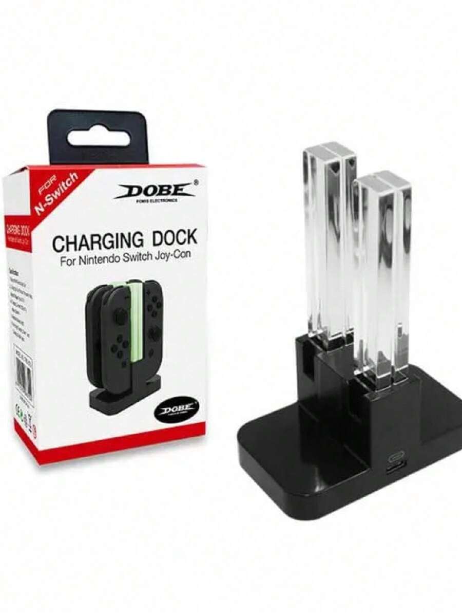 Cargador Charging Dock Para Joy Con De NSW - Negro - Ver 1
