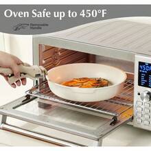 17 PCS Pots And Pan Set, Nonstick Cookware Set Detachable Handle, Induction Kitchen Cookware Sets Non Stick With Removable Handle, RV Cookware Set, White - 17PCS - View 6