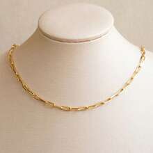 Presente para mulher Colar Choker Gargantilha Feminina Banhada a Ouro 18K - Dourado - Visão 7