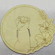 1pc Wooden Baby Birth Bracelet, Wooden Birth Certificate Plaque, Wooden Newborn Infant Identification Bracelet - Multicolor - View 8