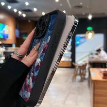 Águila americana volando con rojo, blanco y azul. Esta elegante funda es compatible con Samsung, Apple, VIVO, OPPO, , Transsion, ,  y Honor. Fabricada en silicona TPU, ofrece protección contra golpes y caídas, además de una sensación superior. Es el regalo ideal para familiares, amigos y seres queridos, y la opción perfecta para San Valentín y Año Nuevo. - Negro - Ver 6