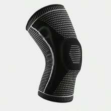 Đai bảo vệ đầu gối unisex có miếng đệm gel bảo vệ xương bánh chè và hỗ trợ hai bên, ống bó đầu gối nén dành cho thể thao và tập luyện. - Nhiều màu - Xem 11