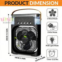Portable Fans - Black - View 6