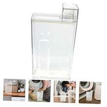 SKISUNO Transparent Laundry Detergent Storage Box With Measurement Lid Refillable Laundry Liquid Dispenser Compact Leakproof Sub Bottle For Household Use - Transparent - View 4