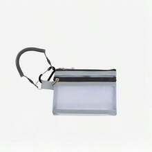 防盗证件卡套，带挂绳，拉链封口，多功能收纳袋，适用于旅行、出差、日常使用 - 彩色 - 查看 7