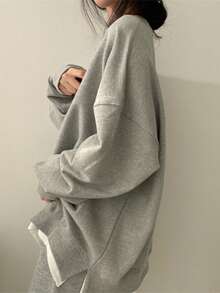 MOGAMY Women Sweatshirts - Gris - Ver 2