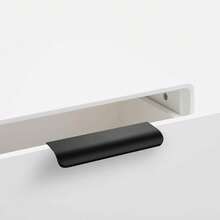 Modern Minimalist Cabinet Handles Aluminum Alloy Drawer Wardrobe Door Pulls - single hole - View 19