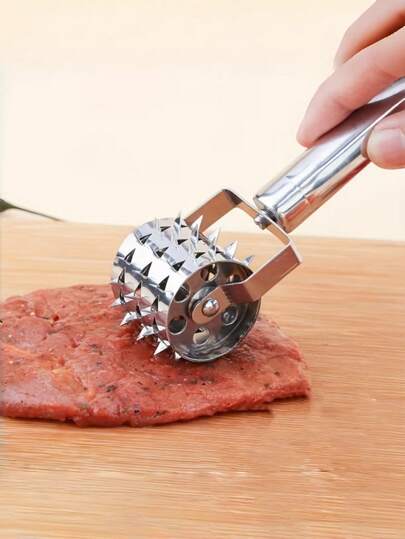 Stainless Steel Meat Tenderizer, Multi-Functional Meat Tenderizing And Cutting Tendon Tool