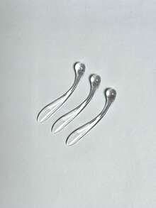 10件套化妆刮刀，乳霜刮刀，亚克力化妆刮刀，搅拌勺，眼霜滚轮，面部护理工具，浅米色 - A - 查看 10