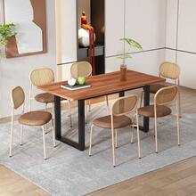 Dining Chairs - Brown + PU - View 3
