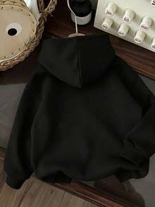 Sudaderas con capucha para hombres - Negro - Ver 2