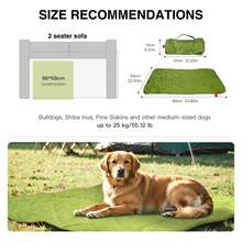 HAZOOWILL Foldable Portable Small/Medium Dog & Cat Bed, Suitable For Pets Under 77lbs, Lightweight For Outdoor Travel, Picnic, Sofa Pet Mat - Multicolor - View 19