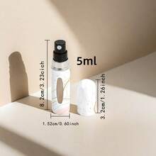 1个迷你可填充香水便携喷雾瓶，带可填充喷雾泵盒，适合旅行和外出使用。 - 分裝瓶 - 查看 12