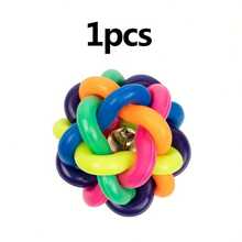 1pc Colorful Bell Pvc Material Toy Ball For Pet Cat And Dog Interactive Play - Multicolor - View 13